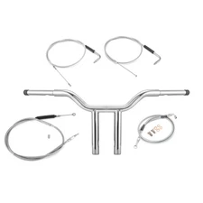 Handlebar Kit For Harley Dyna FXD Street Bob Low Rider 14" Rise MX-T Bar Non-ABS