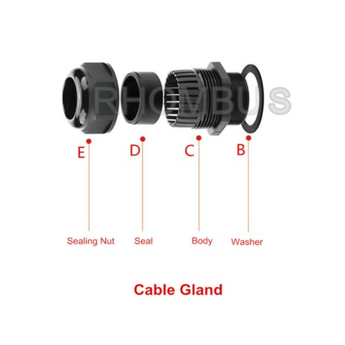 100pcs Nylon cable glands (United structure) NPT - Picture 3 of 16