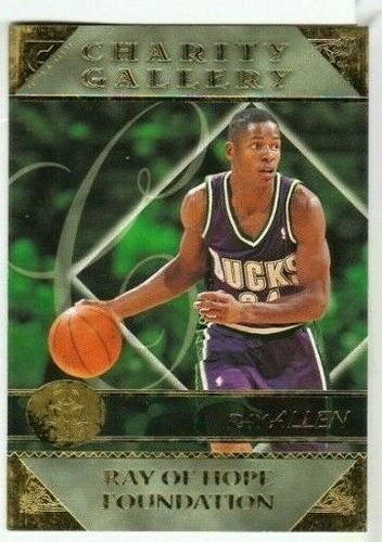  Ray Allen 2000-01 Topps Gallery CHARITY GALLERY #CG2 Celtics Milwaukee Bucks  - Bild 1 von 2