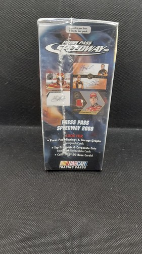 2008 PRESS PASS SPEEDWAY NASCAR RACING CARDS SCATOLA BLASTER SIGILLATA - Foto 3 di 6
