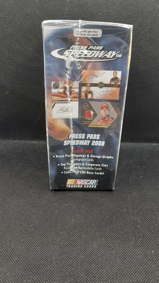2008 PRESS PASS SPEEDWAY NASCAR RACING CARDS BRAND NEW SEALED BLASTER BOX - Image 3 of 4
