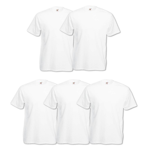 5er/10er Fruit of the Loom T-Shirt Herren Shirts Valueweight Sets Tshirt S - XXL - Bild 3 von 91