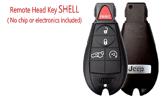 New FOBIK Key For 2008-2015 Jeep Grand Cherokee & Commander - Remote Start & Immobilizer