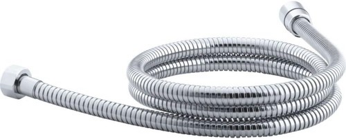 Polished Chrome 72-Inch Metal Shower Hose with Swivel Base for Luxurious Showers - Picture 3 of 6