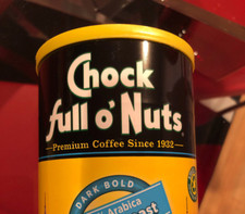 CHOCK FULL O' NUTS 100 DARK BOLD ROAST GROUND COFFEE 10.5OZ
