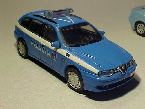 LOT '98 Alfa Romeo 156 Solido &Sportwagon New Ray Police 1/43 Diecast Mint Loose - Picture 6 of 8