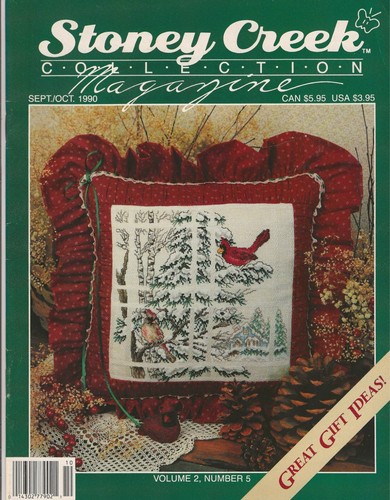 Lot of 4 Stoney Creek Cross Stitch Collection Magazines Year 1990-1993 Christmas - Picture 7 of 24
