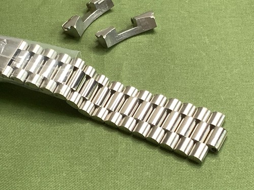 original New MIDO 8299 20 MM Silver Tone Stainless Steel Watch Band - Picture 11 of 14