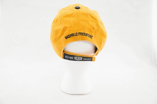 Nashville Predators Cap Hat Youth Yellow Blue Adjustable 100% Cotton - Picture 3 of 6