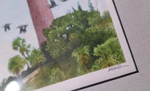 Arthur Moniz Artist Proof JUPITER INLET LIGHT Giclee Print Signed COA - Bild 4 von 6