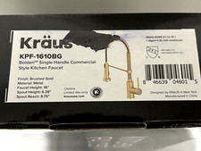 KRAUS KPF-1610BG Bolden Single-Handle Pull-Down Kitchen Faucet in Brushed Gold