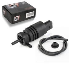 Scheibenwaschpumpe Waschwasserpumpe mit Schlauch für VW Caddy CC Eos Golf Passat