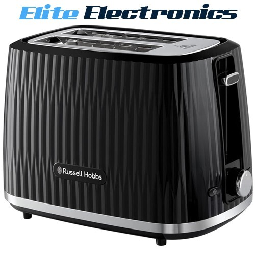 Russell Hobbs Eden 2 Slice Toaster - Black - Picture 1 of 5