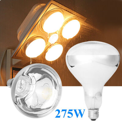 E27 275W Infrared Heat Lamp Light Bulb For Ceiling Exhaust Fan