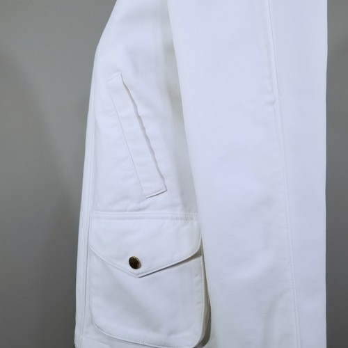 Vintage White Ralph Lauren Golf Jacket Small Womens Pockets Full Zip Sportswear - Picture 8 of 12