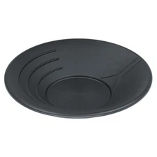 14" Plastic Gold Pan Panning Black & Water Guide