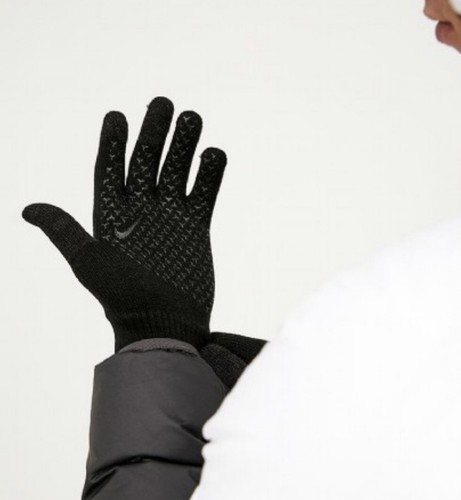 Nike Mens Quilted Run Gloves 2.0 black Size L Uk - Picture 7 of 7