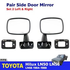 Espejo retrovisor lateral para camioneta Toyota Hilux LN50 LN56 MK2 84-88 puerta vista lateral nuevo fe13