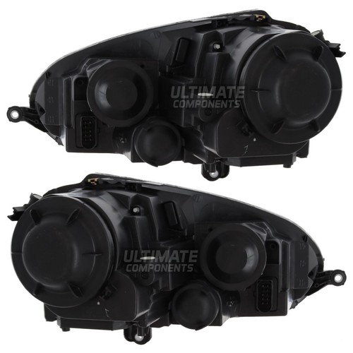 VW Golf Mk5 Estate 2003-2009 Projector Headlights Set R32 Xenon Look Upgrade - Picture 3 of 11