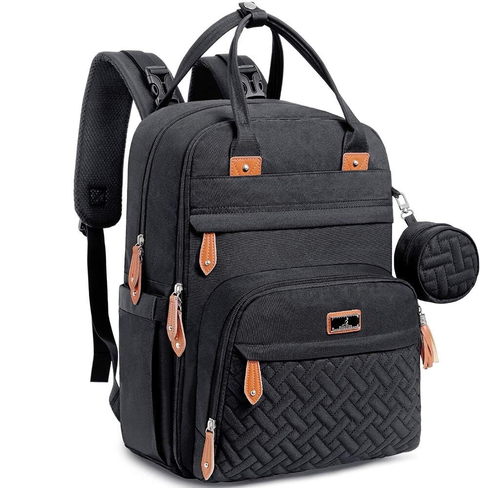 BabbleRoo Diaper Bag Backpack - Multi function Waterproof Diaper Bag, Travel-image