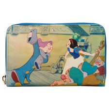 Snow White and the Seven Dwarfs Scenes Highly Collectible Zip Purse 20x10cm