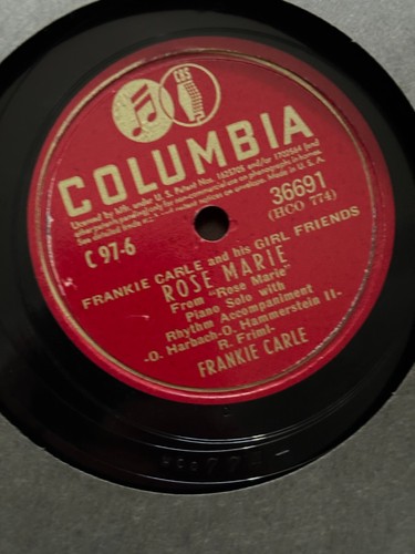 Frankie Carle und seine Freundinnen Set C-97 Columbia Records 10"78 RPM 4 2 Seite - Bild 6 von 14