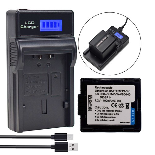 Battery or charger For CGA-DU12 CGA-DU14 PANASONIC NV-GS60 NV-GS17 NV-GS27 Cam - Picture 23 of 34