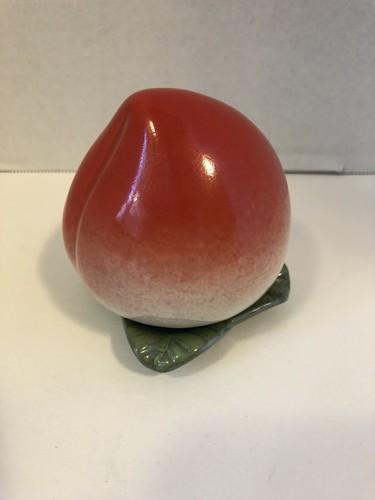 Peach Tea Caddy Pet Ceramic Puer Box Canister Teaware Home Decor Storage Jar - Picture 2 of 20