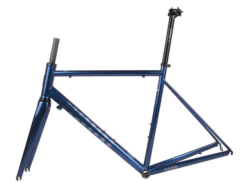 Road Bicycle Steel Frame Seamless Heat Treated Chromium Frame Carbon Front Fork - Picture 16 of 30