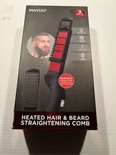 VIVITAR Heated HAIR & BEARD straightening New In Box