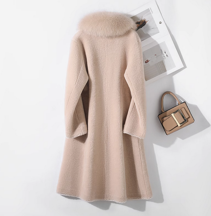 pamie コート　sheep coat Sサイズ　クリーニング済み pamie コート sheep coat Sサイズ｜Yahoo!フリマ（旧PayPayフリマ）