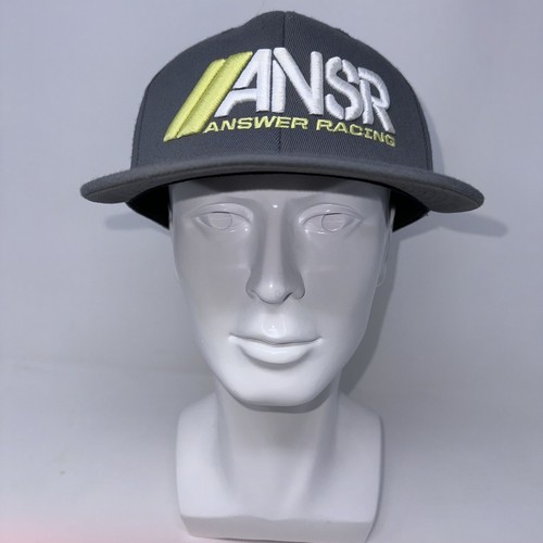ANSWER RACING ANSR Cappellino 3D Ricamato Logo-Flexfit Cap TAGLIA 7 1/4 A 7 5/8 - Foto 2 di 12