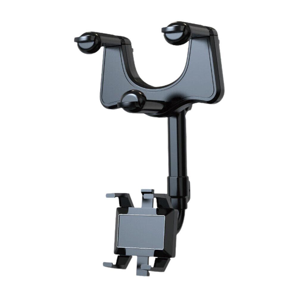 360° Rotatable Retractable Car Phone Holder Car Rearview Mirror Bracket' - Picture 2 of 16