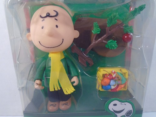 Forever Fun 2010--Navidad de cacahuetes--Figura de Charlie Brown con moneda (mira) - Imagen 2 de 8