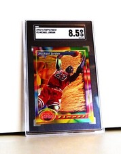 1993-94 Topps Finest Michael Jordon card #1 Graded SGC 8.5 NICE