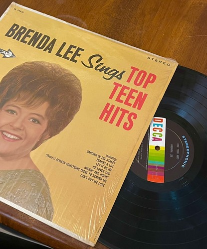 BRENDA LEE lp vinyl 50’s Sings Top Teen Hits DECCA DL74626 Shrink Rock & Roll