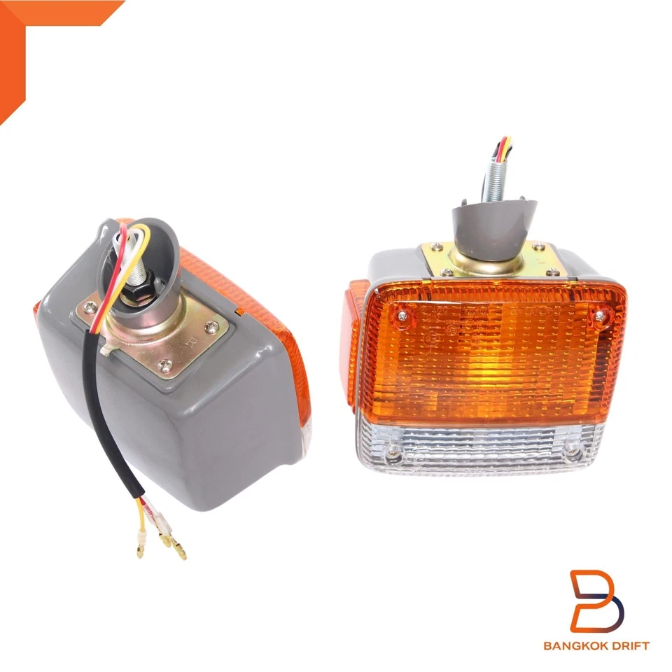 Pair Front Corner Turn Signal Lamp Light For TOYOTA LAND CRUISER FJ45 BJ40 60-84 - Image 4 of 4