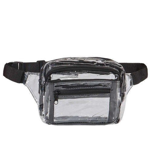 Clear Fanny Pack Women Waist Pouch Belt Bag Outdoor Sports Stadium Security - Picture 4 of 12