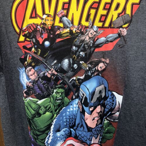 Marvel Avengers Cast T-shirt Hulk Thor New Large - Picture 2 of 3