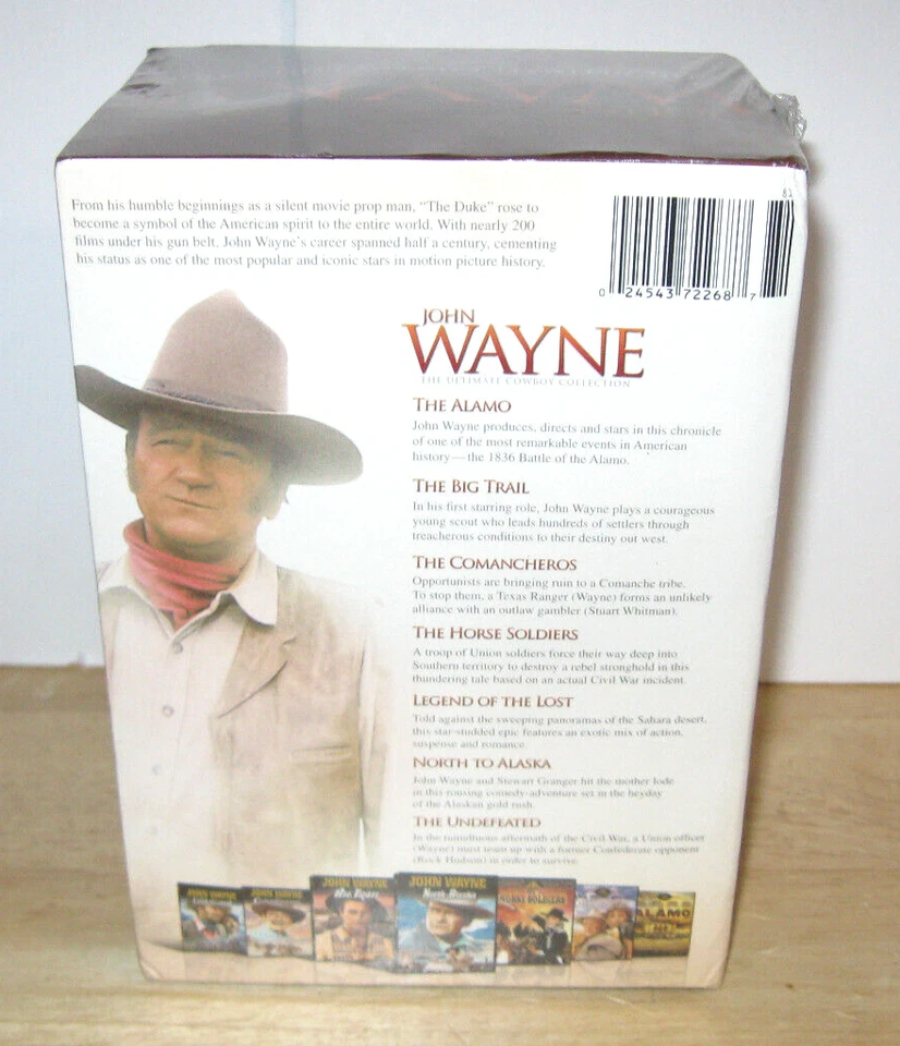 The Ultimate Cowboy Collection w John Wayne ~ 7 Movie DVD Box Set Factory Sealed - Image 3 of 4