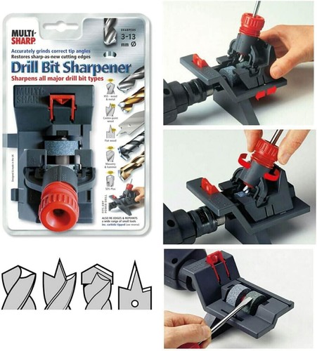 Effortless Drill Bit Sharpener with HSS Titanium Coating for Long-Lasting Edges - Picture 7 of 11