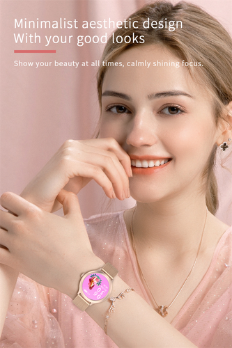 Bluetooth Smart Watch Women Lady Wristwatch Sleep Monitoring Girls Smartwatch - 第 2/18 張圖片