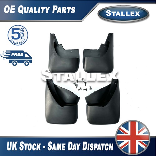 Tailored Mudflaps Front Rear For Ford Fiesta 2004-2008 Stallex - Picture 4 of 8