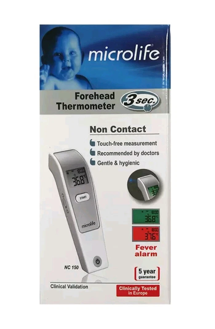 Microlife NC-150 Touch-Free Forehead Thermometer