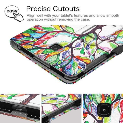 For Samsung Galaxy Tab A 8.0-Inch Tablet Case PU Leather Folio Stand Cover - Picture 4 of 33
