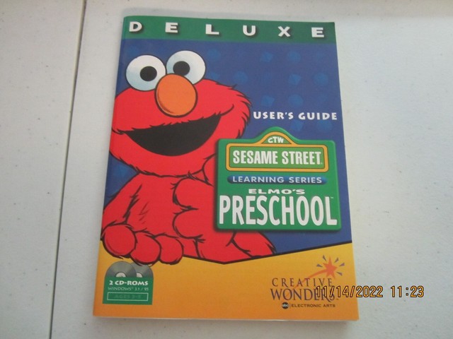 Sesame St Elmo Preschool Learning Series Deluxe - User Guide ONLY / MANUAL only Sesame St Elmo Preschool Learning Series Deluxe - User Guide ONLY / MANUAL only