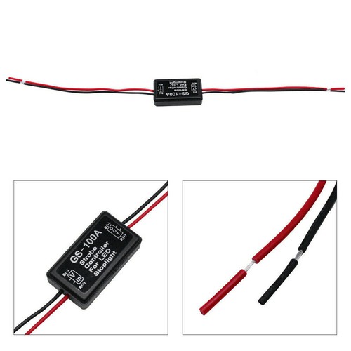 2X GS-100A Flash Strobe Controller Box Flasher Module LED Brake Tail Stop Light - Picture 8 of 9
