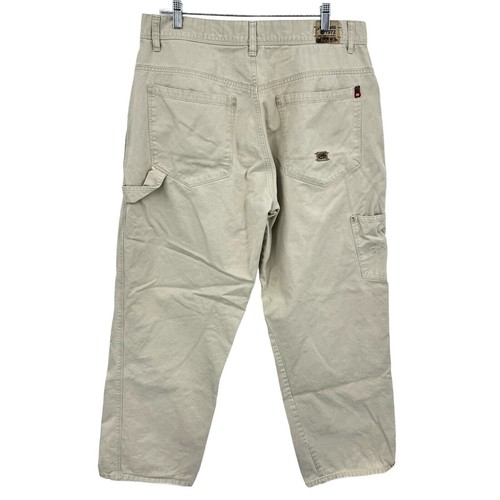 Vintage Ecko Ultd Pants Mens 36 Foundry Carpenter Baggy 90s Y2K Loose Fit Tan - Picture 2 of 13