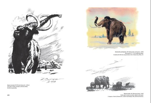 BIG BOOK NEW The prehistoric world of Zdenek Burian part 2 Paleontology Dinosaur - Picture 7 of 12