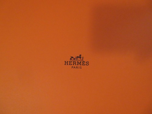 Caja de regalo grande naranja vacía Hermes París 16,5""x16,5""x5,75"" / 42 cmx42 cm x 14 cm - Imagen 3 de 12
